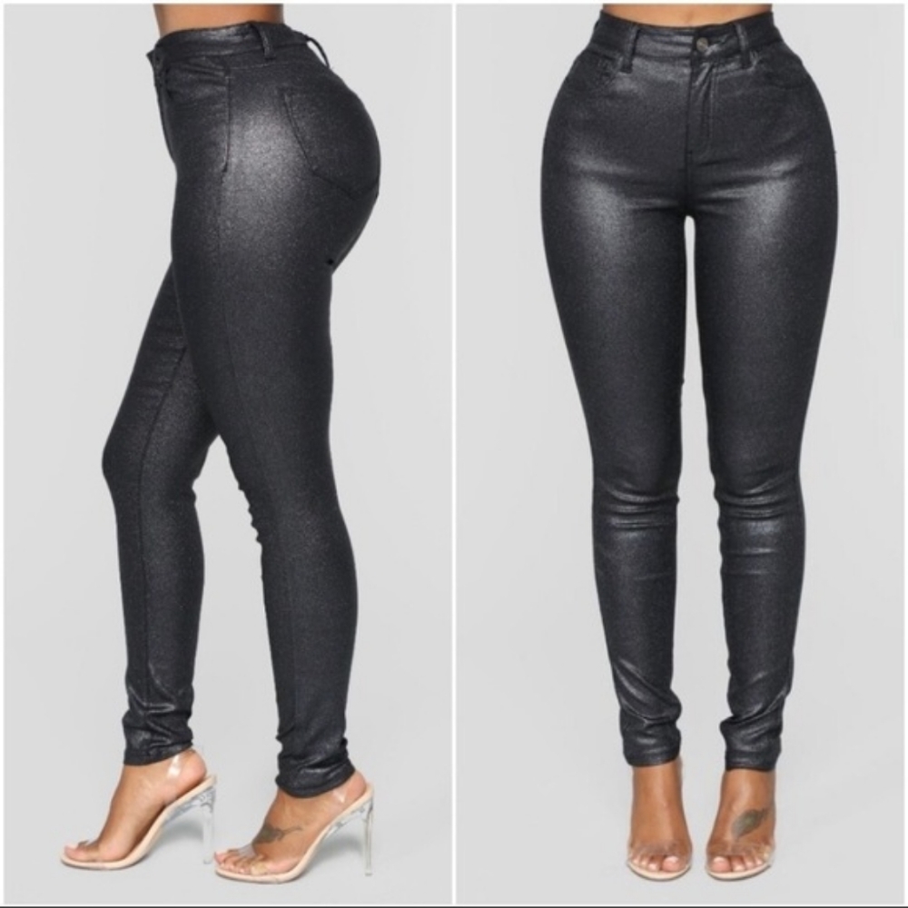 Fashion Nova Double Dare Faux Leather Pants